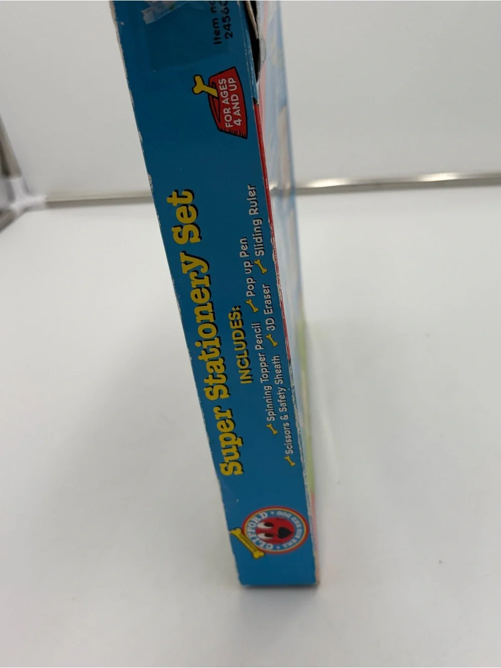 Clifford The Big Red Dog Vintage NOS Scholastic School Stationery Set Pen Ruler